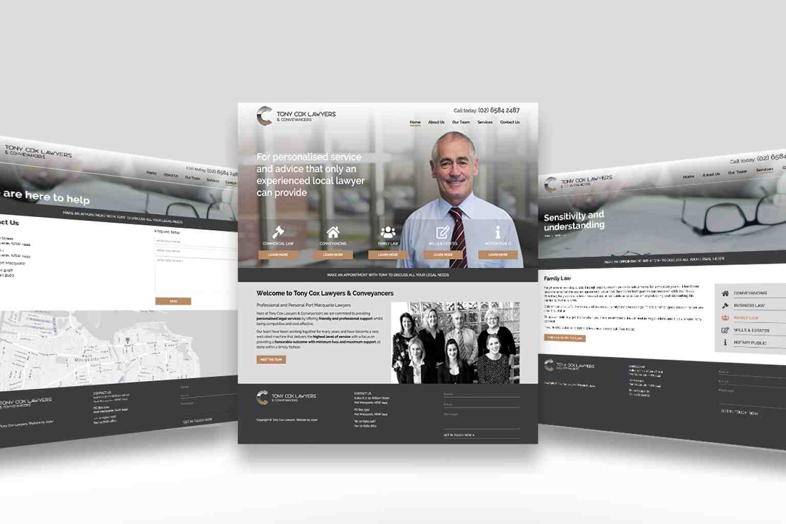 Tony Cox Lawyers Website